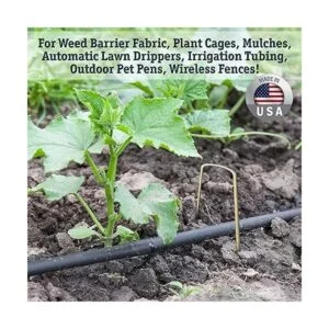 Grapas para jardín y paisajismo de Staples de 6 pulgadas_3