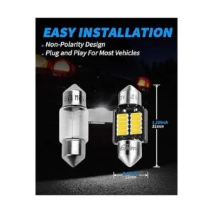 Bombilla LED Yorkim DE3022 tipo festoon de 1.25 pulgadas_6