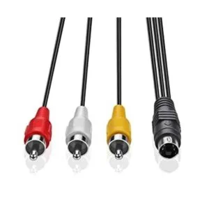 Electop Cable de vídeo compuesto SVideo de 4 pines a 3_1