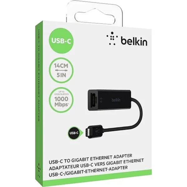 Belkin Adaptador USB C a Ethernet certificado USBIF_3