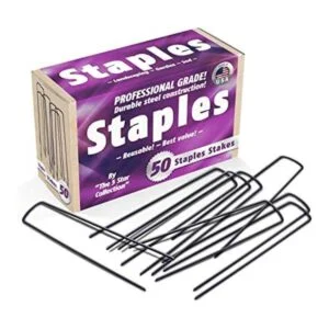 Grapas para jardín y paisajismo de Staples de 6 pulgadas_1