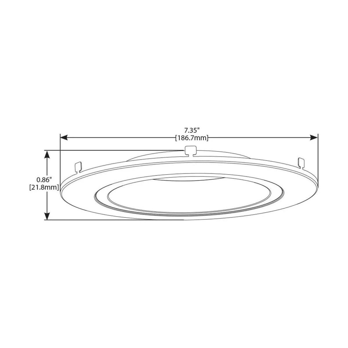 HALO RL Anillo de moldura reemplazable para iluminación_2