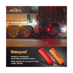 Partsam 4 luces de marcador lateral impermeables_3