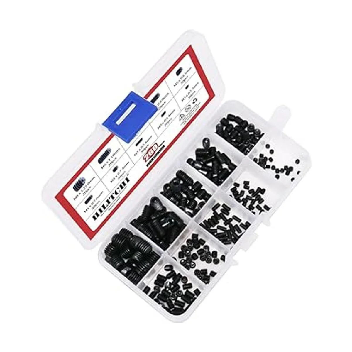 Hilitchi juego de 260 unidades surtidas para tornillos de_3