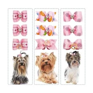 PET SHOW 20 lazos para el pelo de perros pequeños con