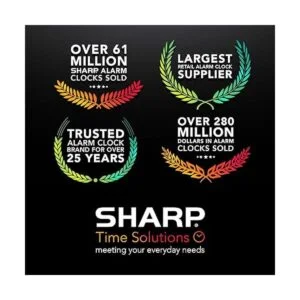 Sharp SPC851 Reloj despertador de doble campana color