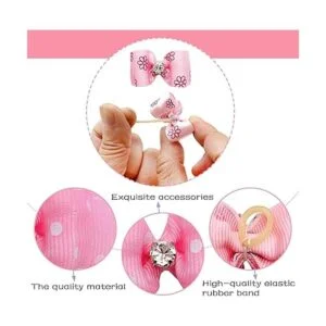 PET SHOW 20 lazos para el pelo de perros pequeños con