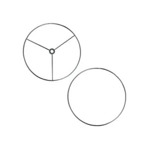 Juego de anillo de sombra de lámpara para colocar una_1