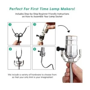Kit de lámpara Kit de cableado eléctrico para hacer o_5