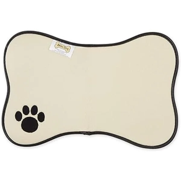 Bone Dry Comida bordada de microfibra con forma de gato_2