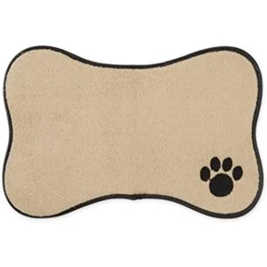 Bone Dry Comida bordada de microfibra con forma de gato_1