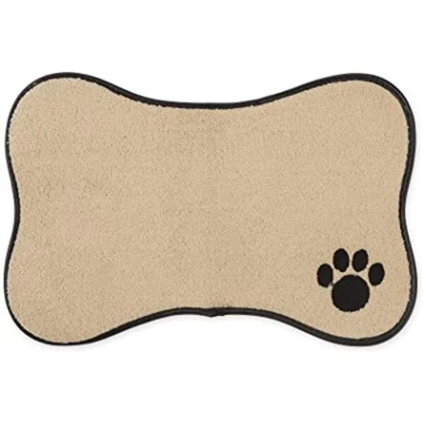 Bone Dry Comida bordada de microfibra con forma de gato_1
