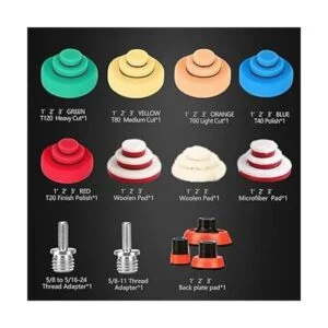 SPTA Juego de 29 almohadillas de pulido para pulir_2