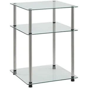 Convenience Concepts Designs2Go Mesa auxiliar de cristal_1