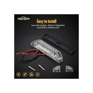 Partsam Barra LED de línea ultra fina de 4 pulgadas 6_4