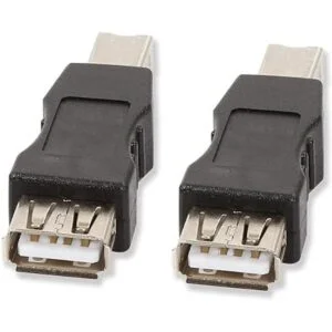 Electop 2 Pack USB 2.0 A hembra a USB B adaptador_4
