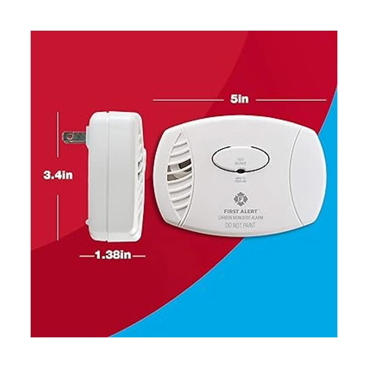 First Alert Alarma de monóxido de carbono de enchufar_6