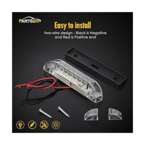 Partsam Barra LED de línea ultra fina de 4 pulgadas 6_2