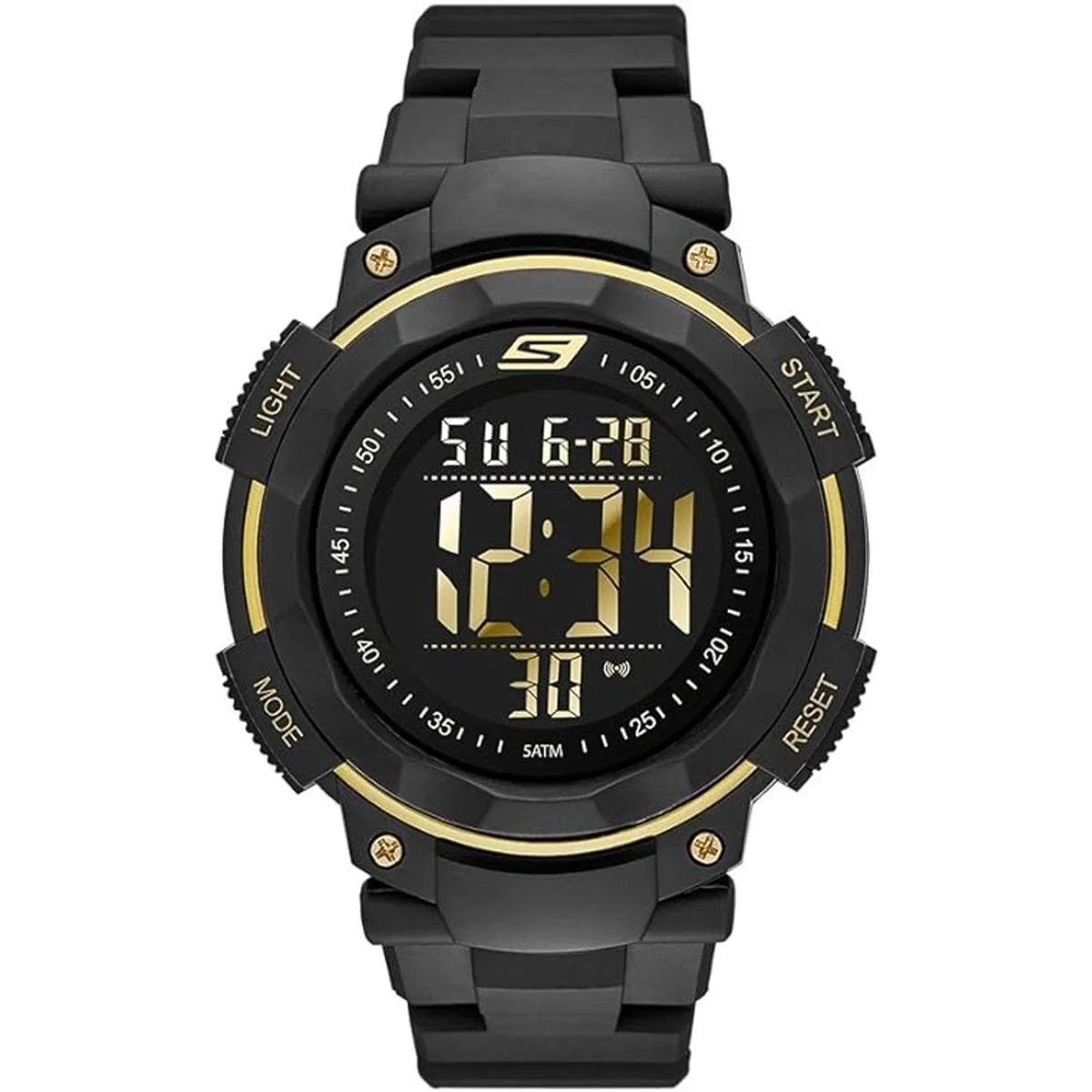 Skechers Mens Ruhland Casual Digital Chronograph Watch_1