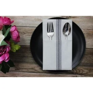 COTTON CRAFT Scandia Stripe Paquete de 12 servilletas de