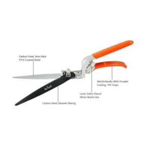 Qyard QY741F Tijeras de jardín extra afiladas para cama_5