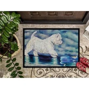 Carolines Treasures 7334JMAT Misty Westie Alfombrilla_3