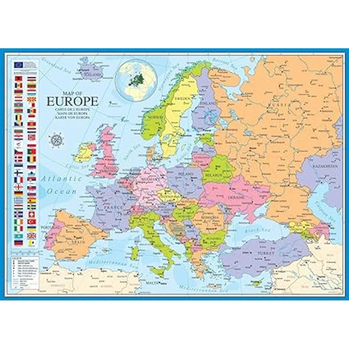 EuroGraphics Mapa de Europa Puzzle 1000 piezas_2