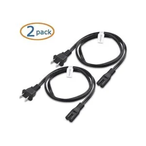 Cable Matters Paquete de 2 cables de alimentación de TV de_2
