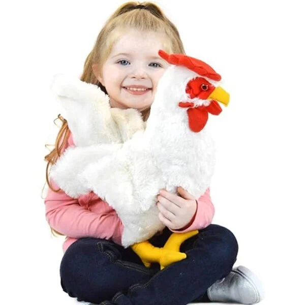 Heidi The Hen Gallo grande de peluche de pollo de 16.0_2