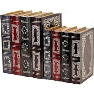 Bellaa 25419 Extremos de libros vintage almacenamiento_2