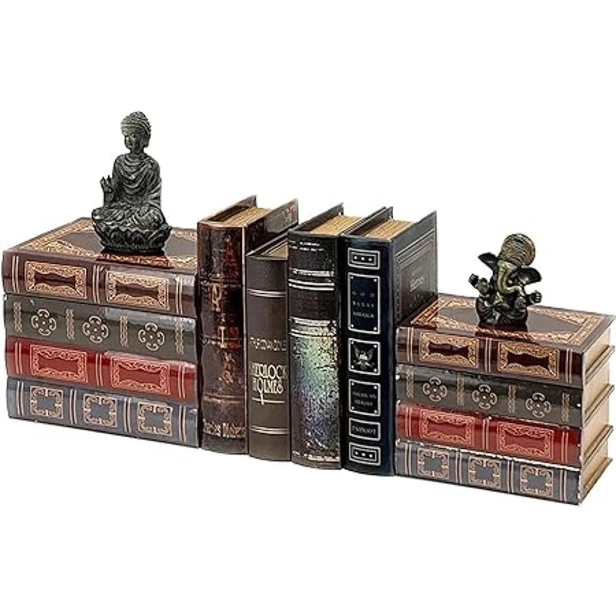 Bellaa 25419 Extremos de libros vintage almacenamiento_6