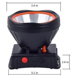 Odear Super Bright ajustable linterna frontal recargable_2