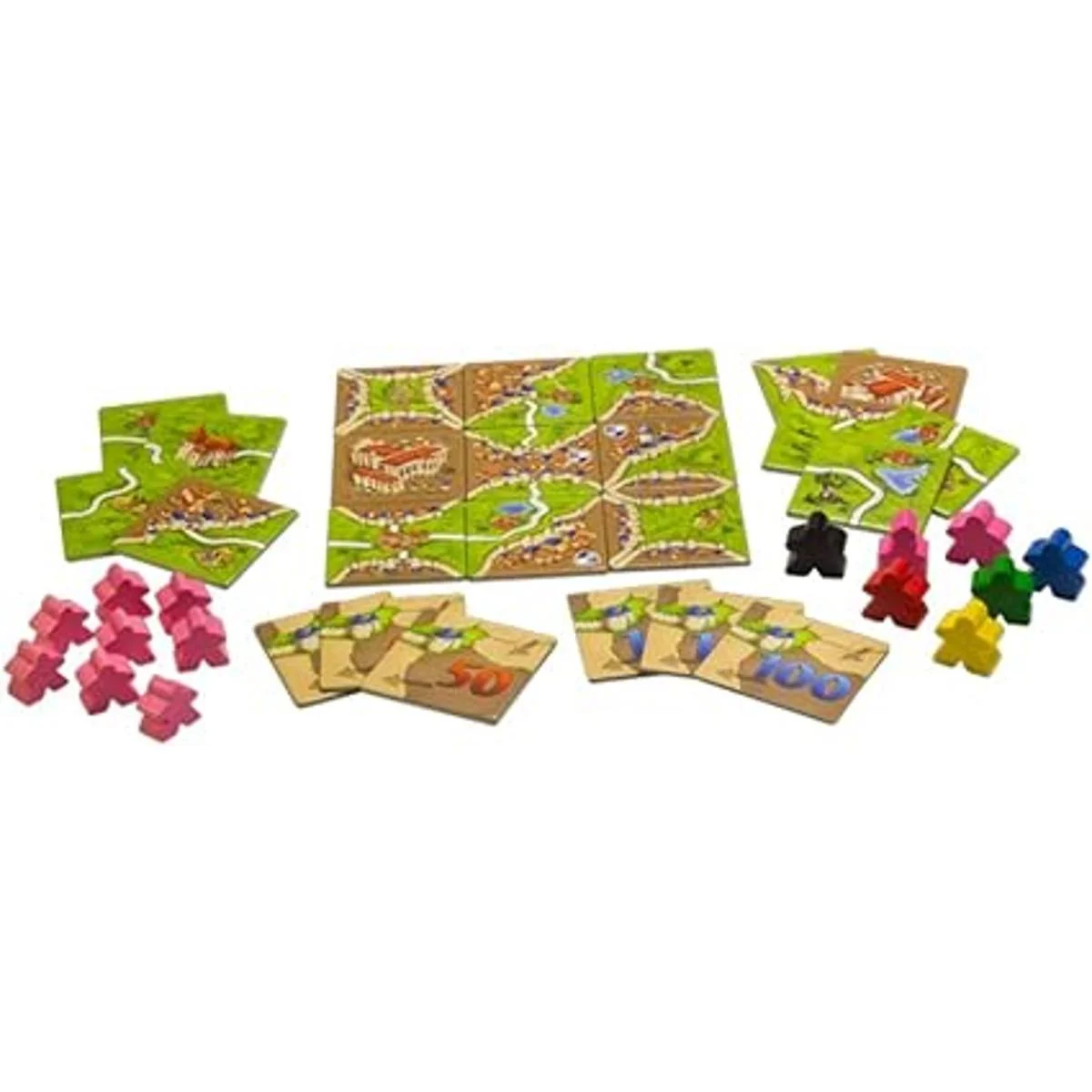 1 de expansión Carcassonne Posadas y Catedrales Juego_2