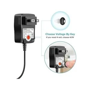 Cargador CA universal Zozo multi voltaje para artículos_4