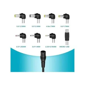 Cargador CA universal Zozo multi voltaje para artículos_3