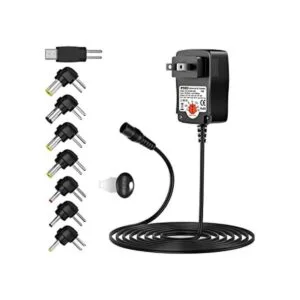 Cargador CA universal Zozo multi voltaje para artículos_1