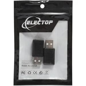 Electop Adaptador convertidor de USB 2.0 A macho a mini_3