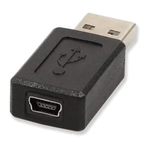 Electop Adaptador convertidor de USB 2.0 A macho a mini_2