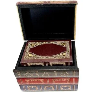 Bellaa 25419 Extremos de libros vintage almacenamiento_5