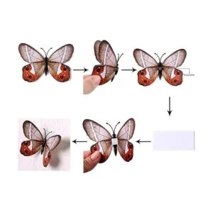 Amaonm 24 calcomanías 3D para decoración de pared para