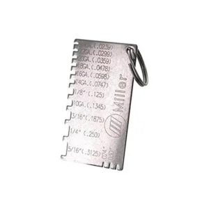 Calibrador 229895 Miller Electric tamaños de metal para_1