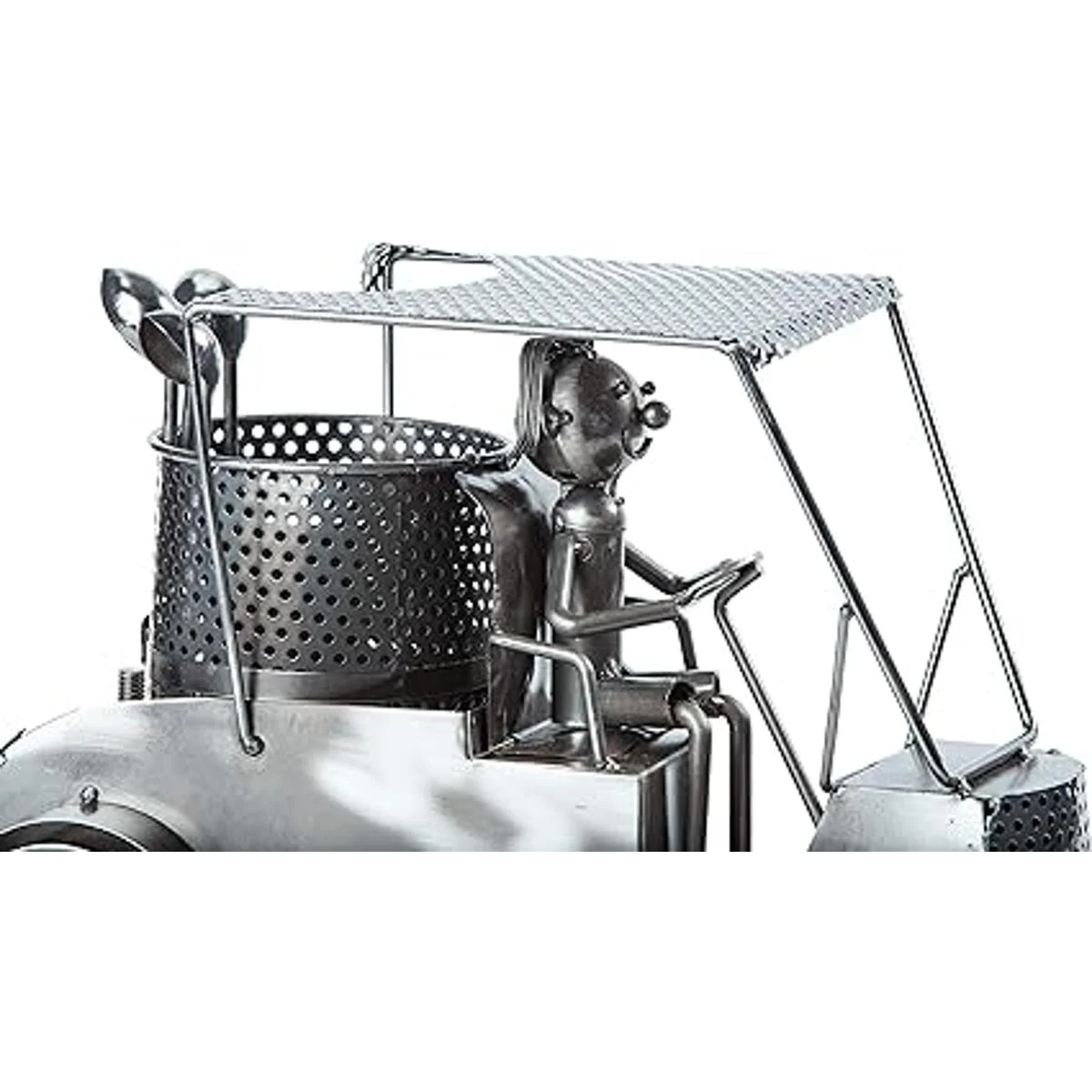 BRUBAKER Soporte para botella de vino estatua de