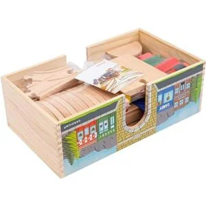 Orbrium Toys Set de tren de lujo de 52 piezas con 3_3