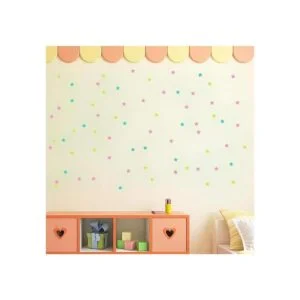 AM AMAONM 100 Pcs Colorful Glow in The Dark Luminous Stars_6