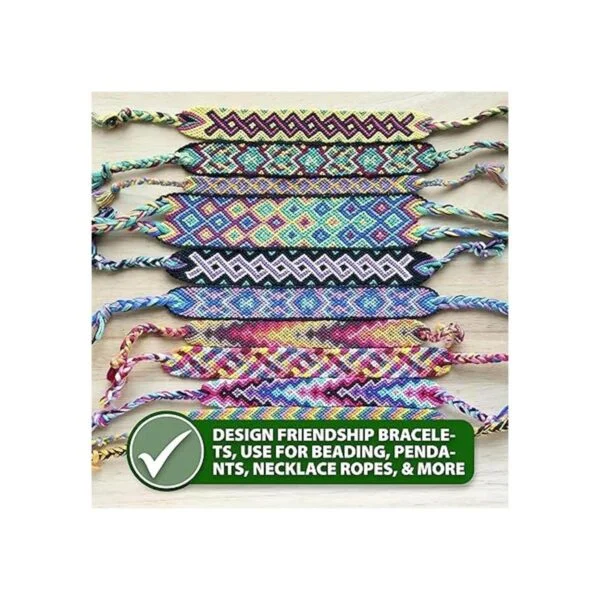 Cordón de algodón encerado Mandala Crafts para realizar_6