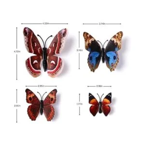 Amaonm 24 calcomanías 3D para decoración de pared para