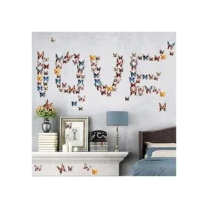 Amaonm 24 calcomanías 3D para decoración de pared para