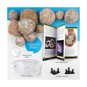National Geographic Kit de ciencia para abrir 10 geodas y_6