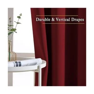 NICETOWN 1 par de Cortinas blackout con ojales sólidos_5