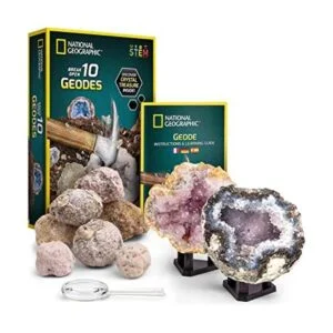 National Geographic Kit de ciencia para abrir 10 geodas y_1